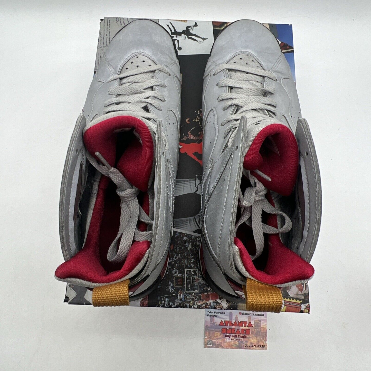 Size 11 - Air Jordan 7 Retro SP Reflections Of A Champion Grey Red (BV6281-006)