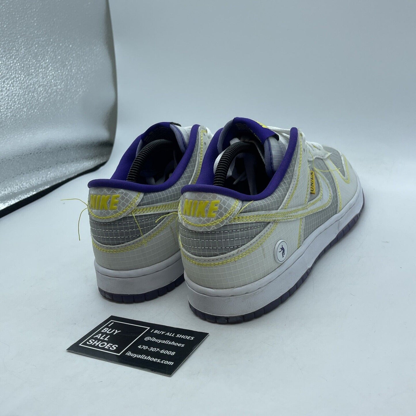 Size 9 - Nike Union LA x Dunk Low Passport Pack Court Purple (DJ9649-500)