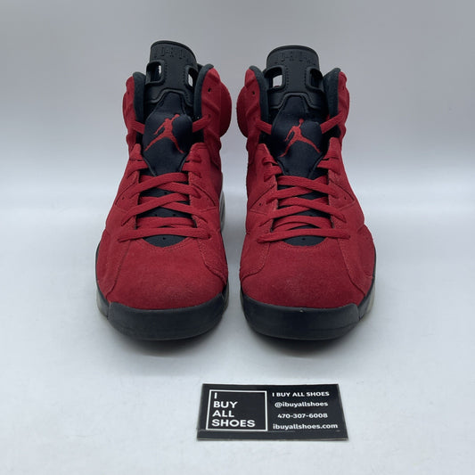 Size 10 - Air Jordan 6 Retro Toro Bravo Red Black Suede (CT8529-600)