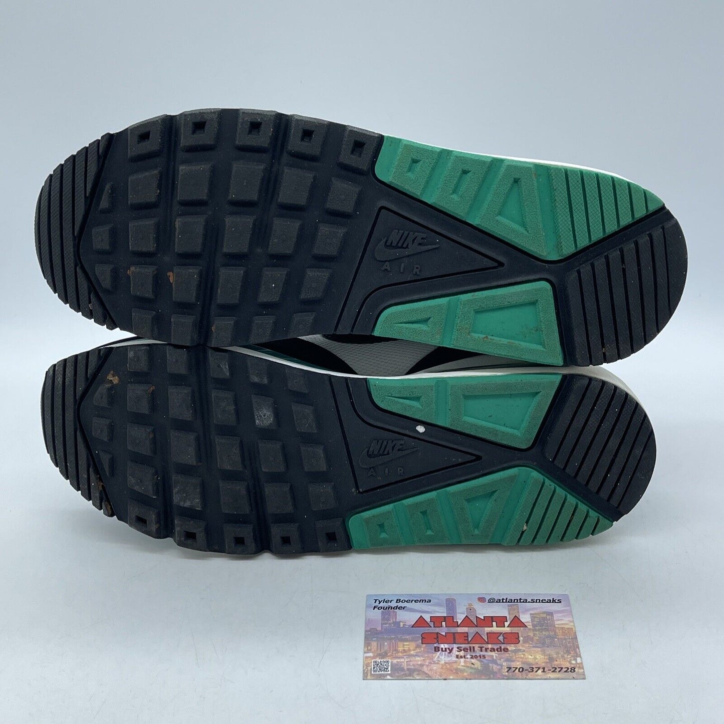Size 10W - Nike Air Max Correlate White Black New Green Black Suede (511417-136)