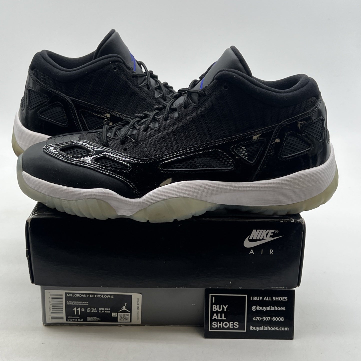 Size 11.5 - Air Jordan 11 Retro IE Low Space Jam (919712-041)