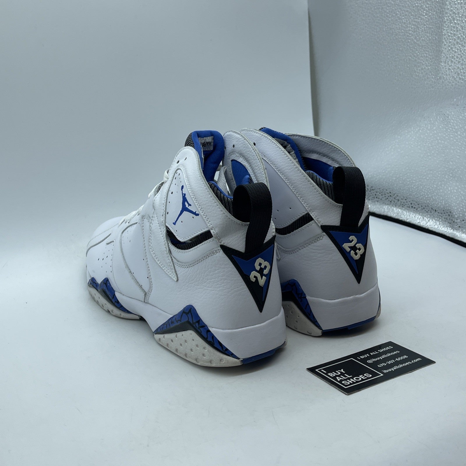 Size 13 - Air Jordan 7 Retro DMP Orlando White Blue Leather (304775-161)