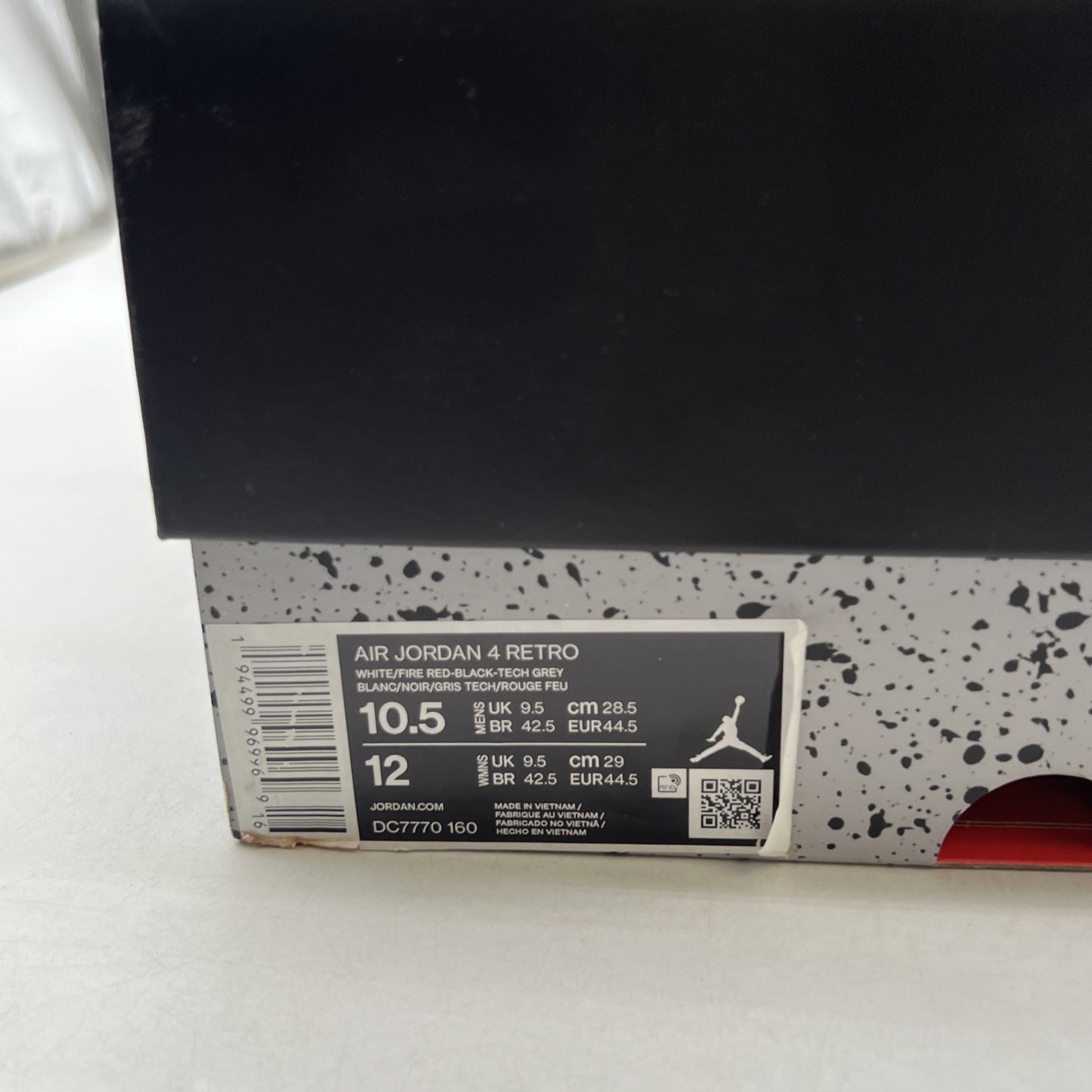 Size 10.5 - Air Jordan 4 Retro OG Mid Fire Red (DC7770-160)