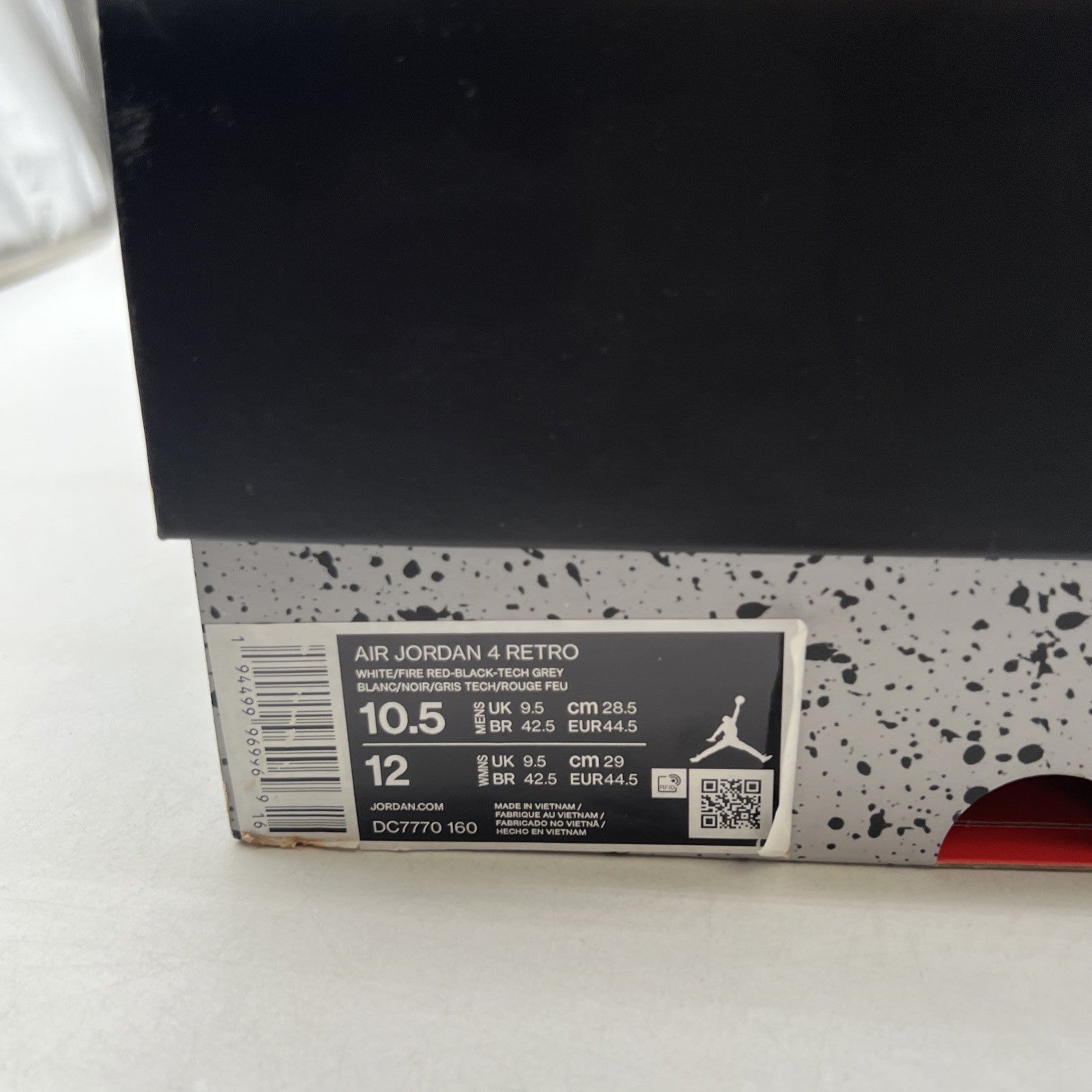 Size 10.5 - Air Jordan 4 Retro OG Mid Fire Red (DC7770-160)