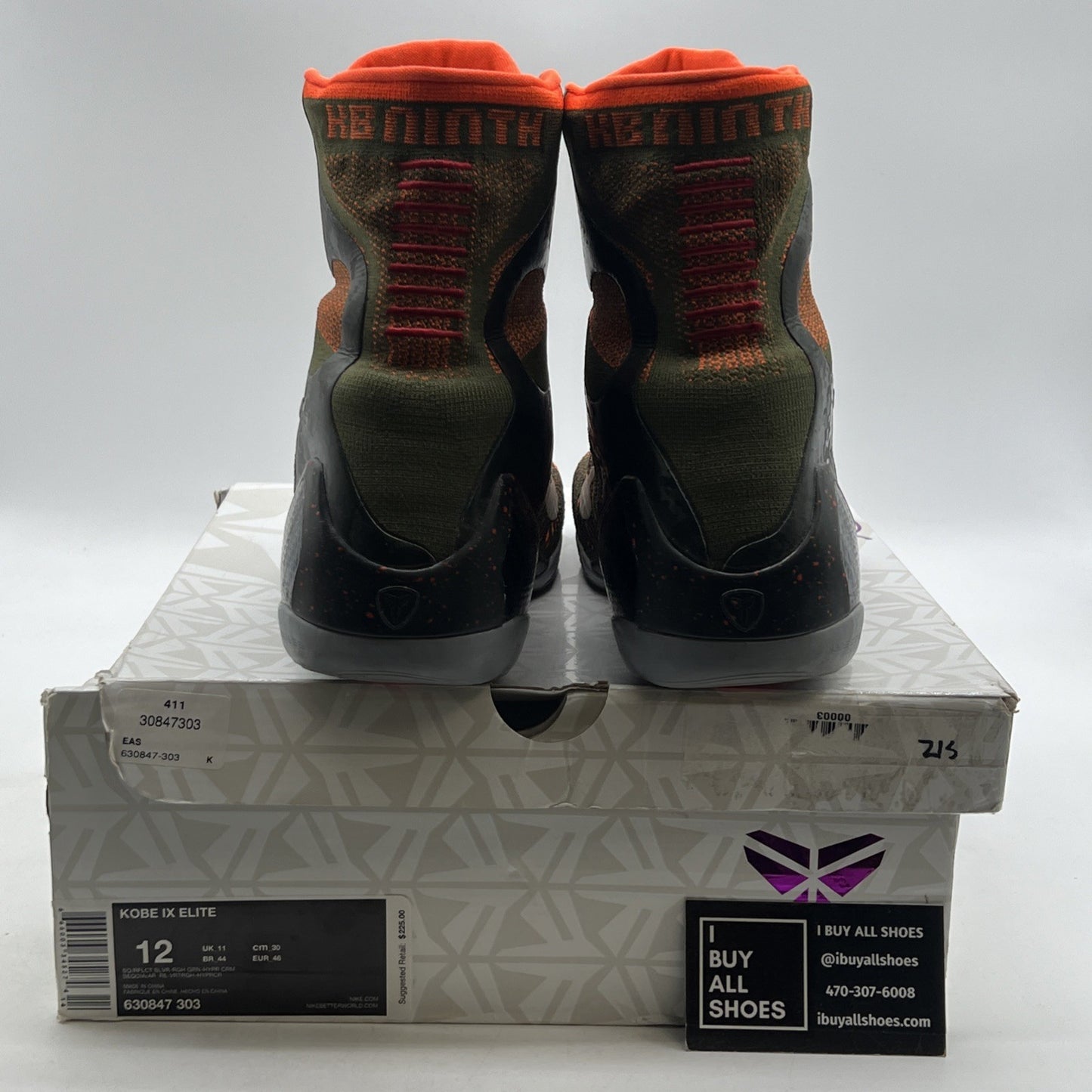 Size 12 - Nike Kobe 9 Elite Strategy (630847-303)