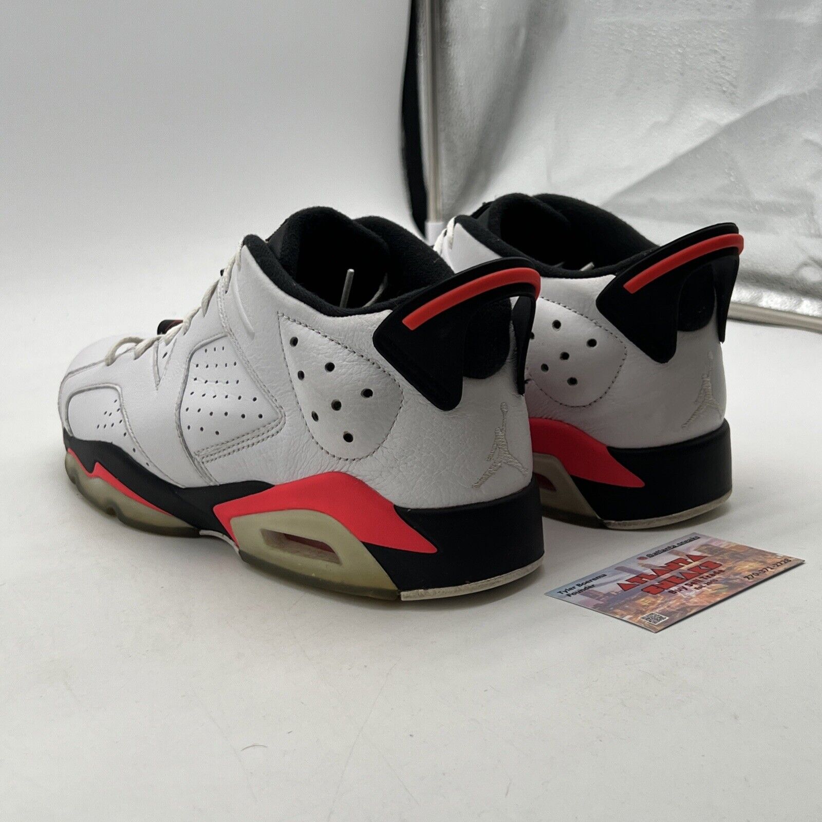 Size 10 - Air Jordan 6 Low White Infrared (304401-123)