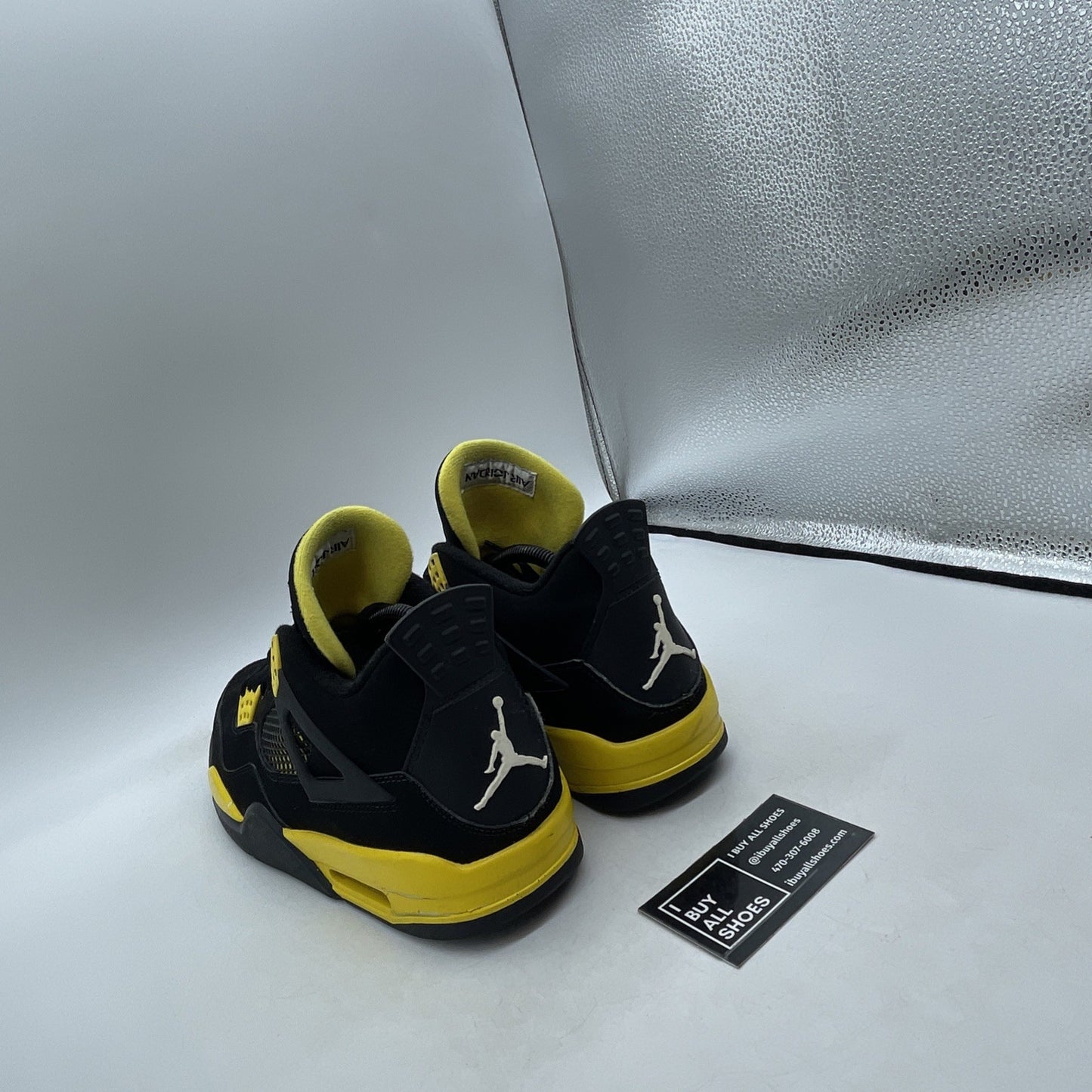Size 9.5 - Air Jordan 4 Retro Low Thunder (308497-008)
