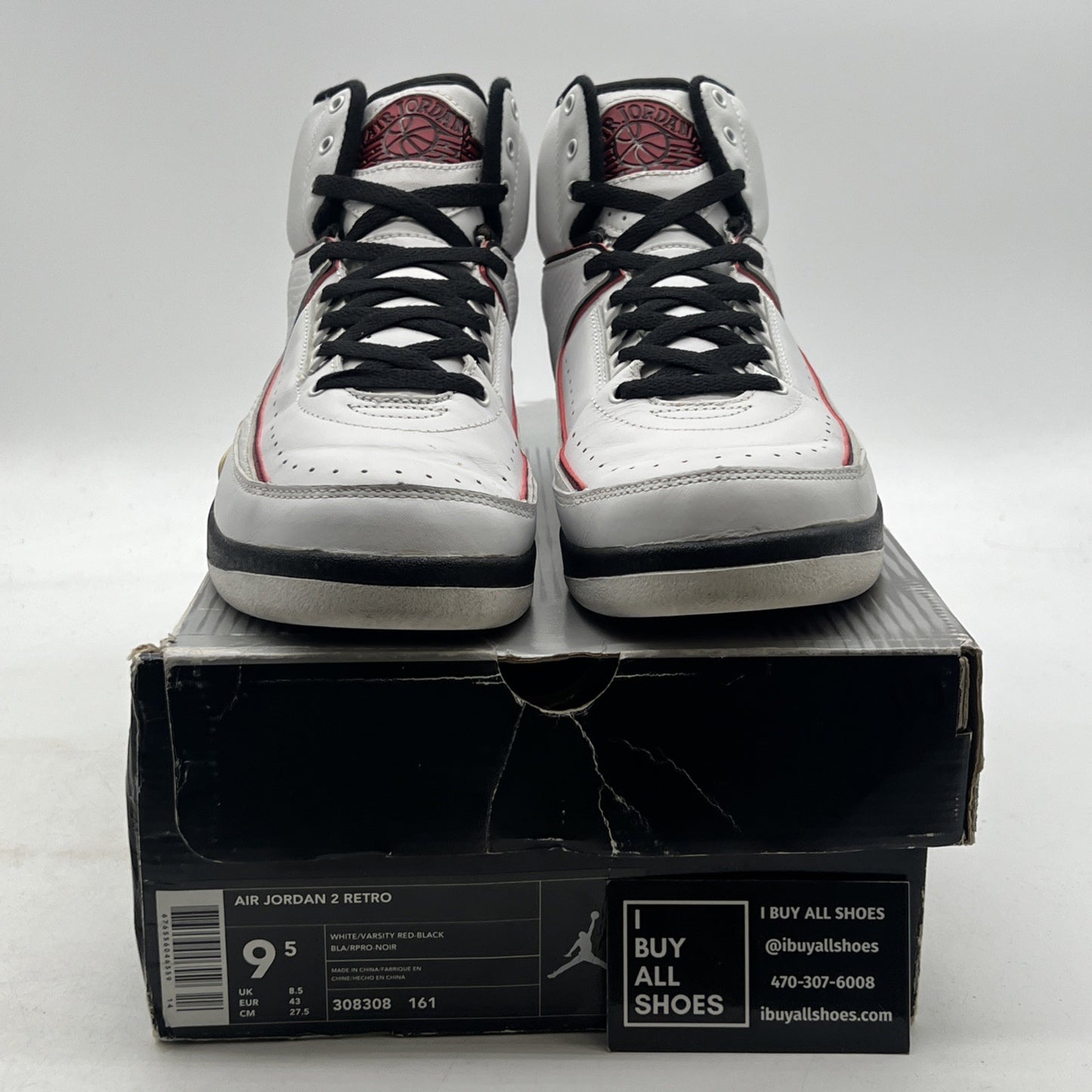 Size 9.5 - Air Jordan 2 Retro 2004 (308308-161)
