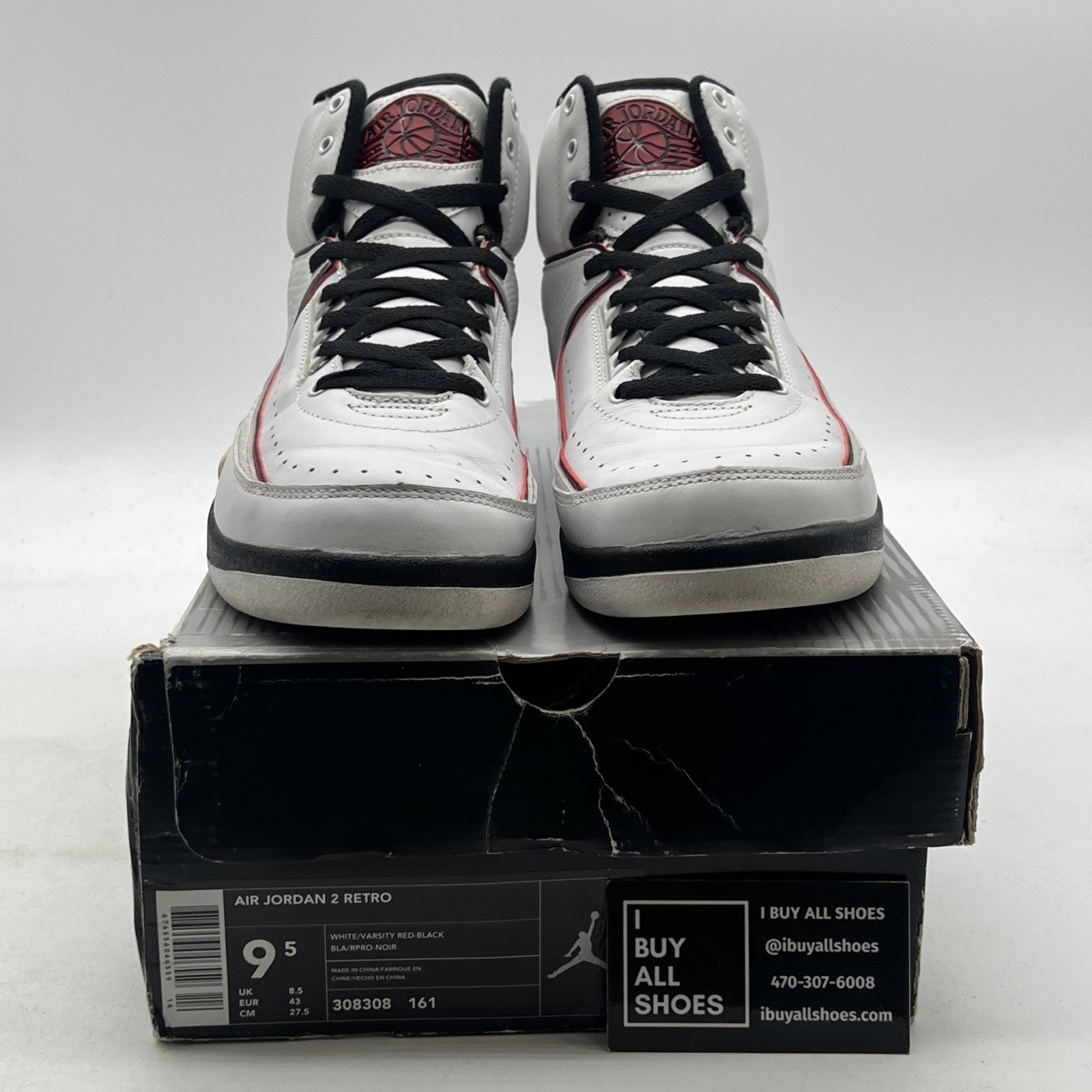 Size 9.5 - Air Jordan 2 Retro 2004 (308308-161)