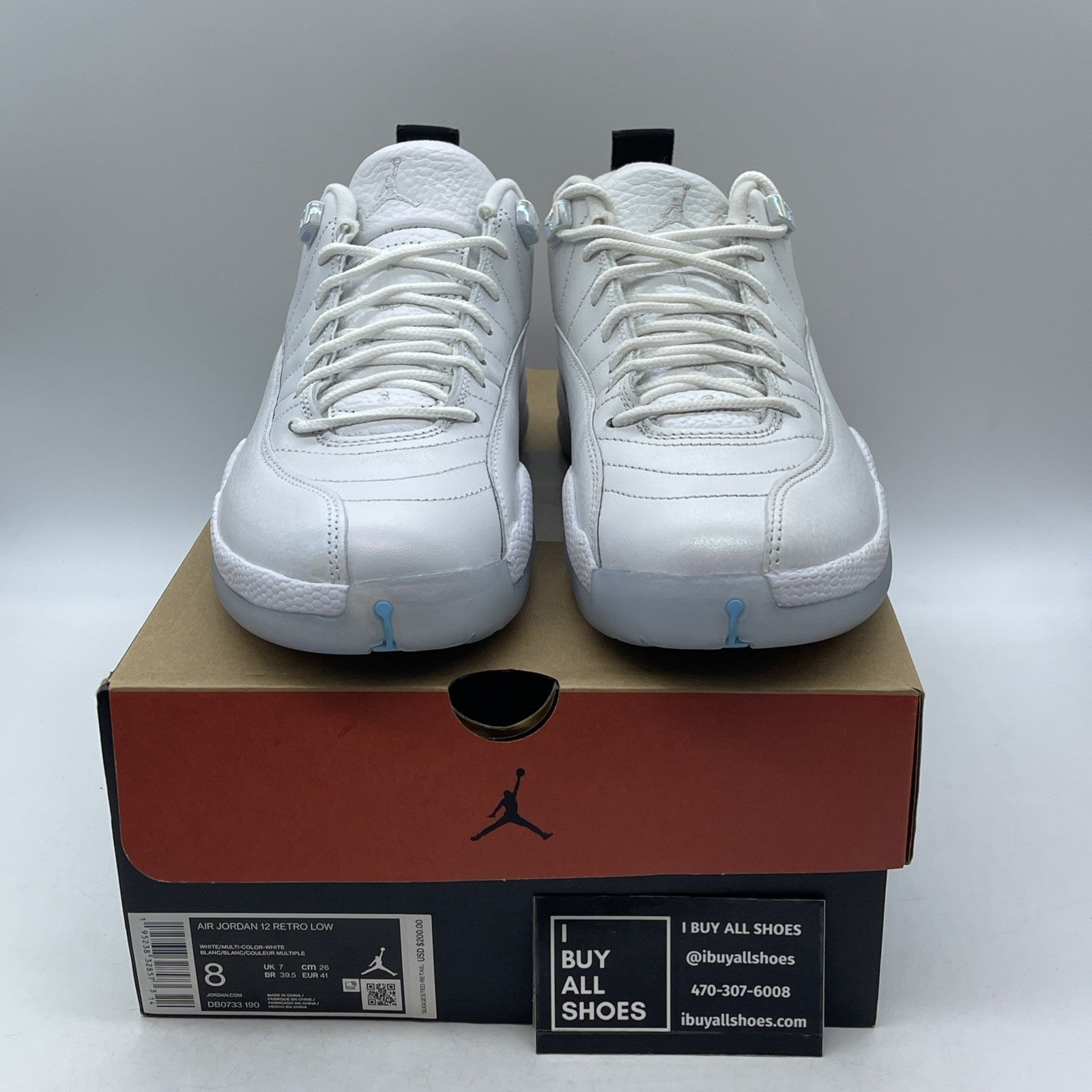 Size 8 - Air Jordan 12 Retro Low Easter (DB0733-190)