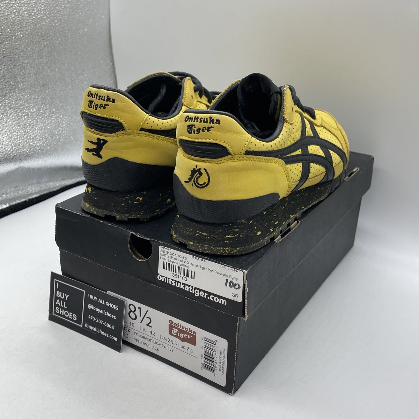 Size 8.5 - ASICS Bait x Colorado Eighty-Five Bruce Lee (D51GK)