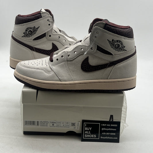 Size 9 - Air Jordan 1 OG x A Ma Maniere High Airness (DO7097-100)