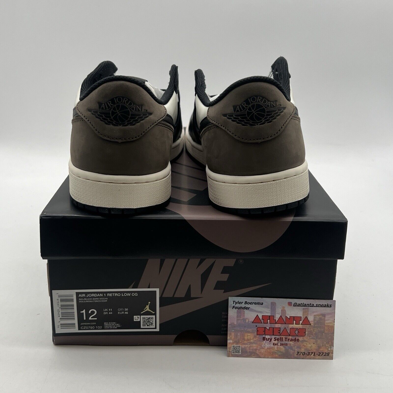 Size 12 - Air Jordan 1 Retro OG Low Mocha (CZ0790-102)