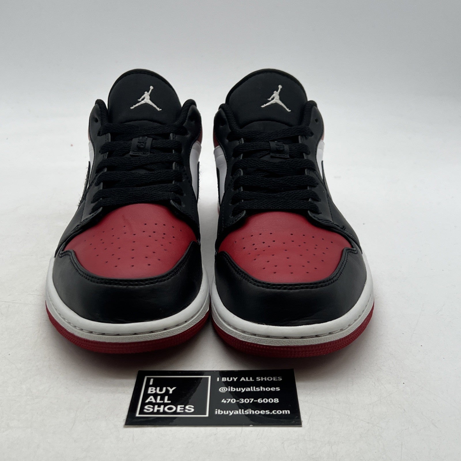 Size 11 - Air Jordan 1 Low Bred Toe (553558-612)