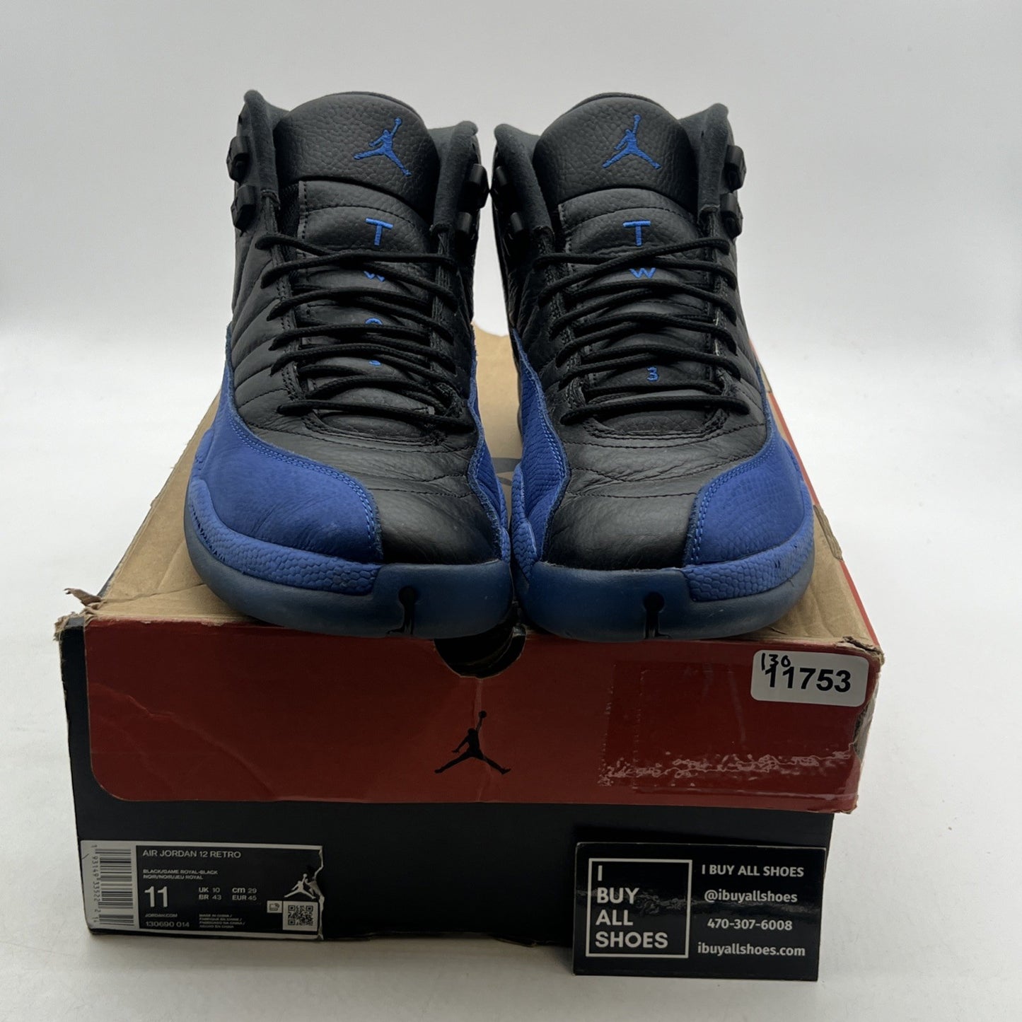 Size 11 - Air Jordan 12 Retro Game Royal (130690-014)