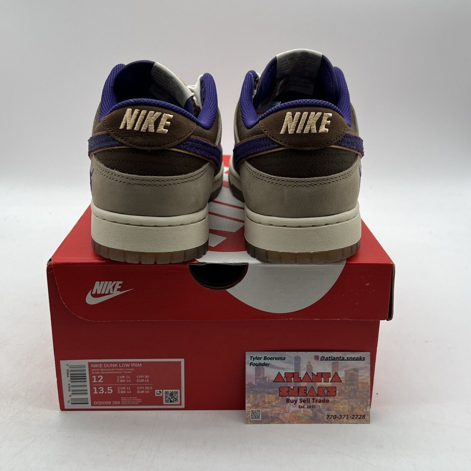 Size 12 - Nike Dunk Low Premium Setsubun Brown Suede Purple (DQ5009-268)