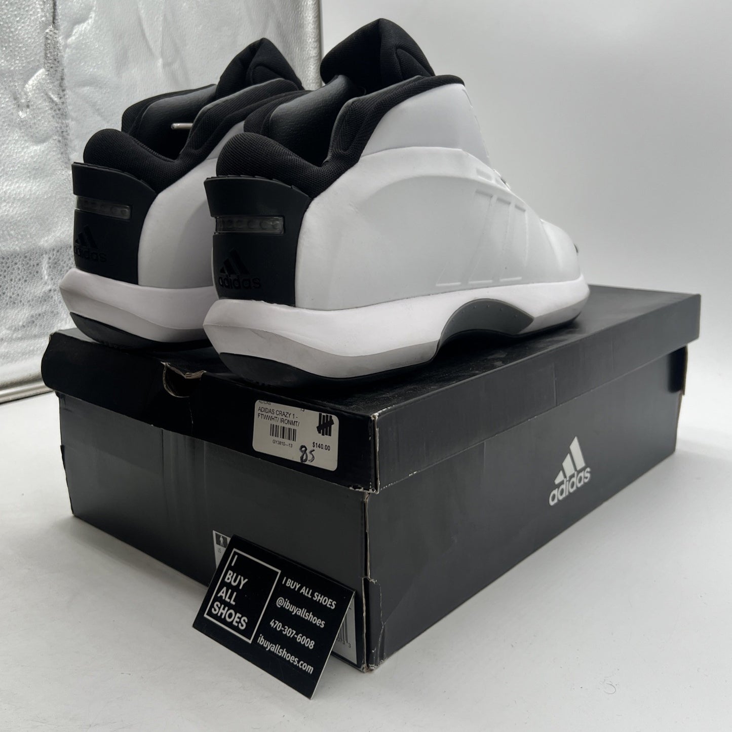 Size 13 - adidas Crazy 1 Kobe 2022 Stormtrooper (GY3810)