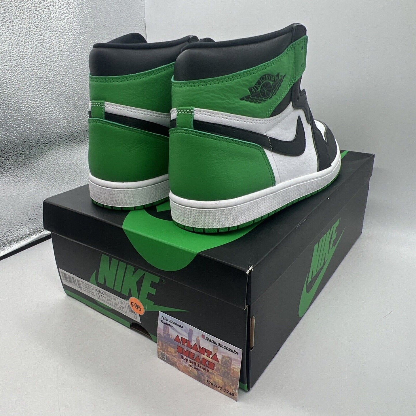 Size 11.5 - Jordan 1 Retro OG High Lucky Green Brand New Og All