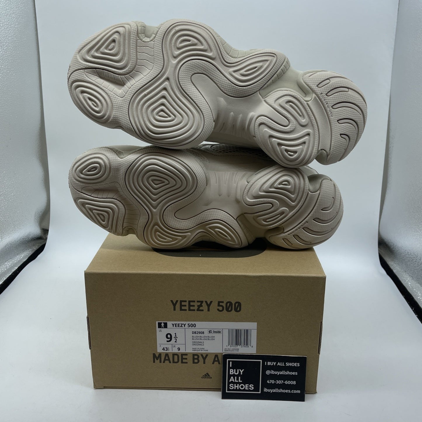 Size 9.5 - adidas Yeezy 500 Blush Tan Suede Leather (DB2908)
