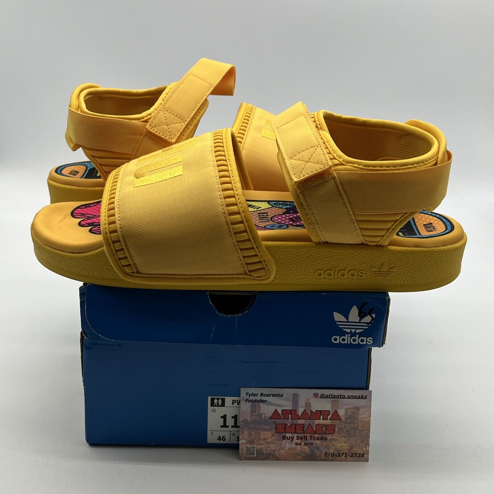 Adidas Adilette 2 Pharrell Yellow-(EG7825)