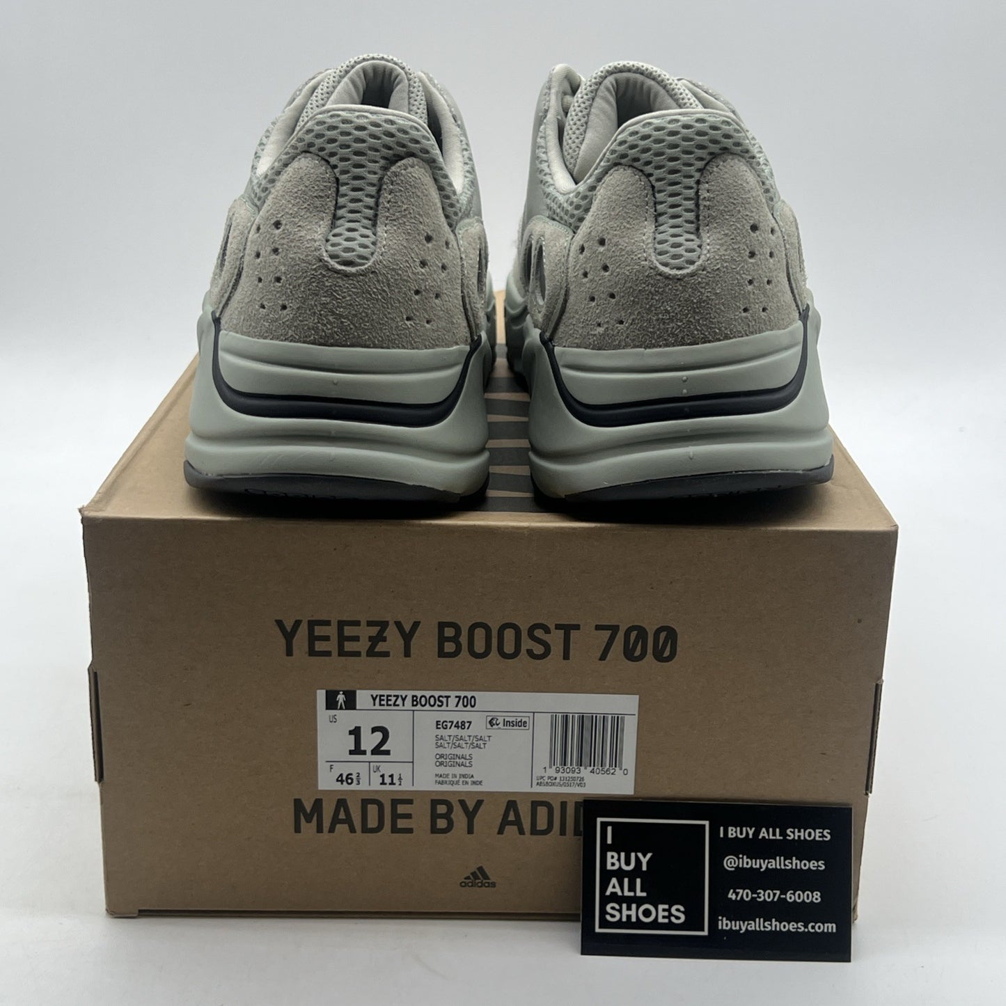 Size 12 - Adidas Yeezy Boost 700 Salt (EG7487)