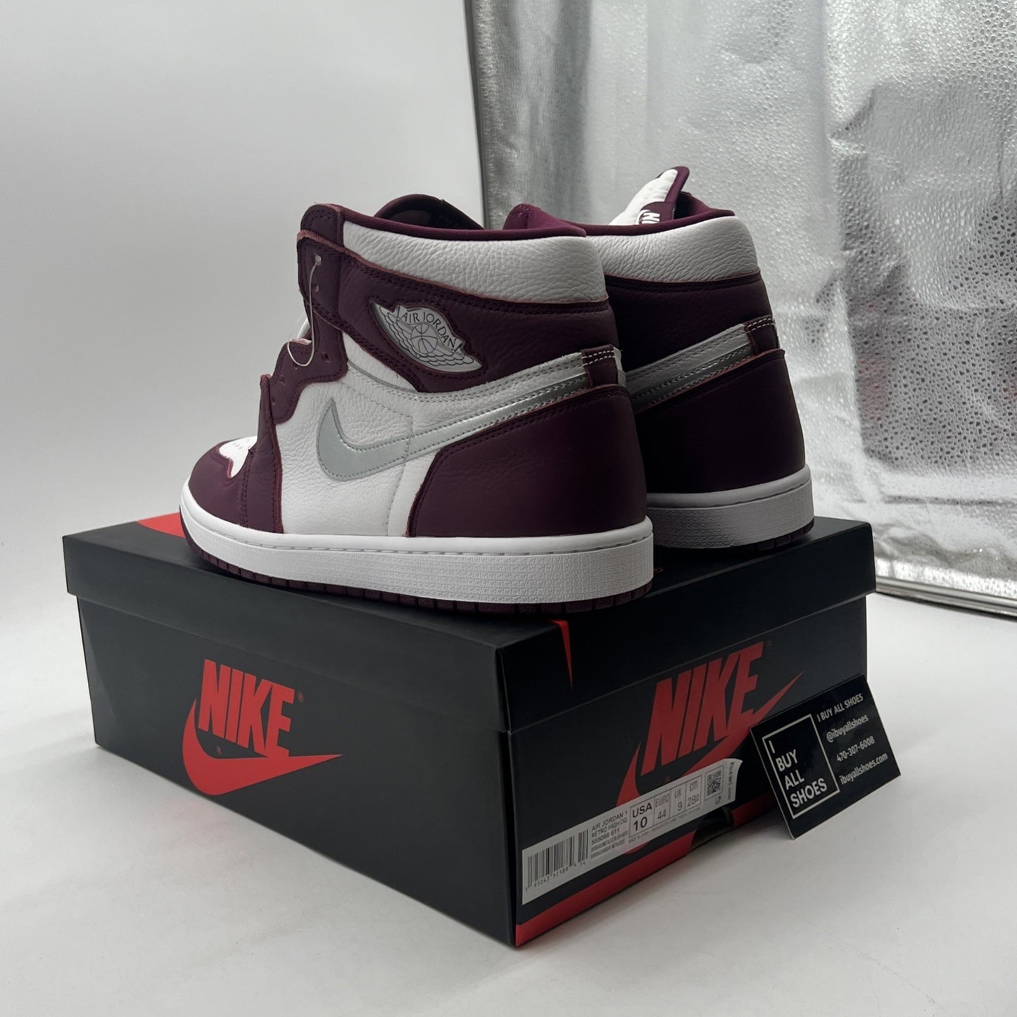 Size 10 - Air Jordan 1 Retro High OG Bordeaux (555088-611)