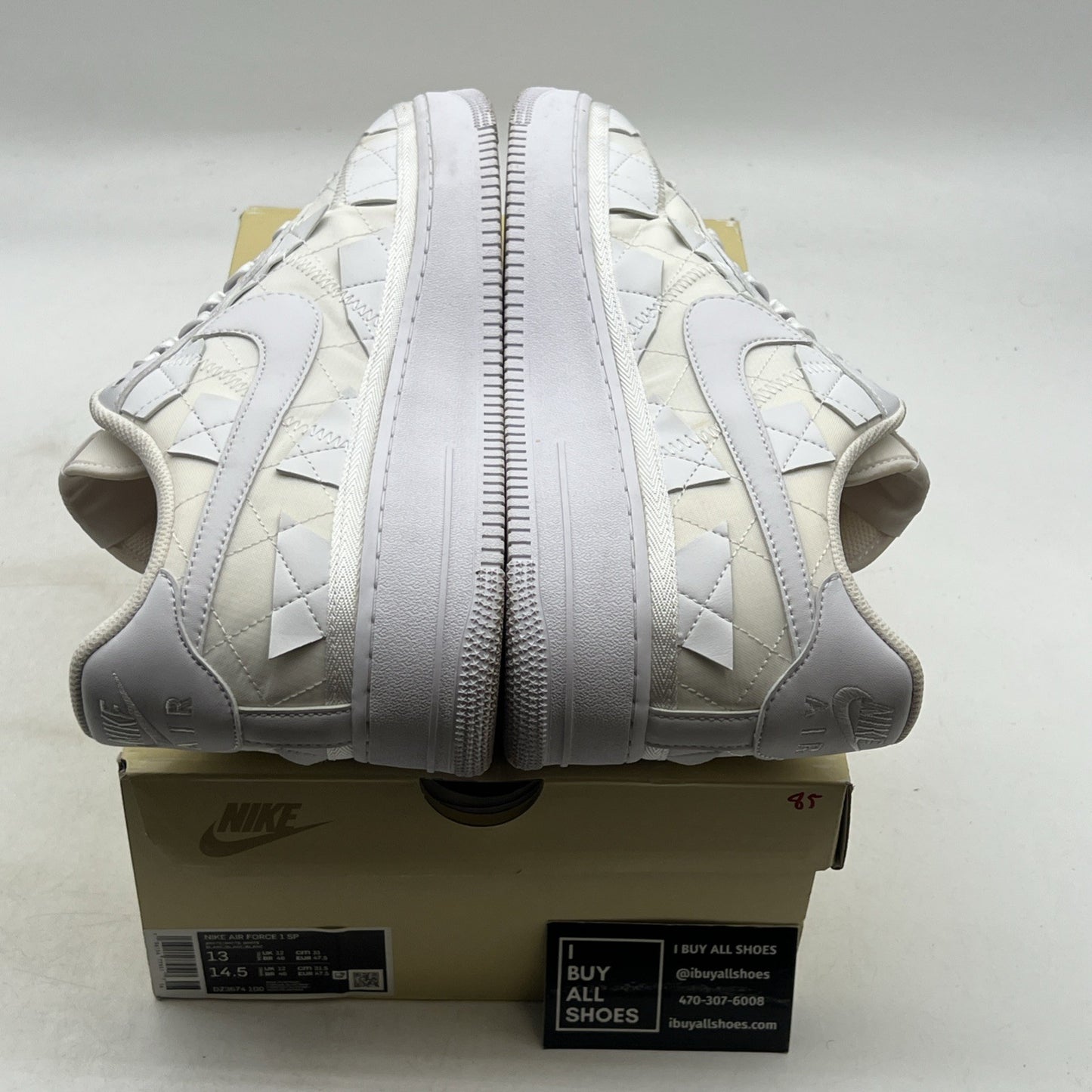 Size 13 - Nike Billie Eilish x Air Force 1 Low Triple White (DZ3674-100)