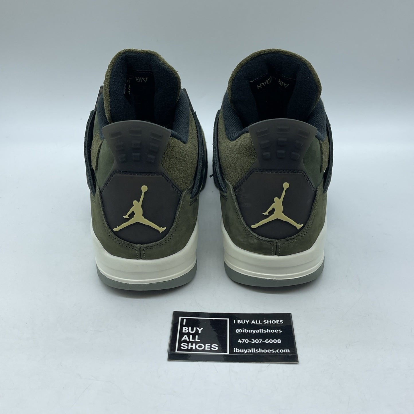 Size 10.5 - Jordan 4 SE Retro Low Craft Olive Green Suede Leather (FB9927-200)