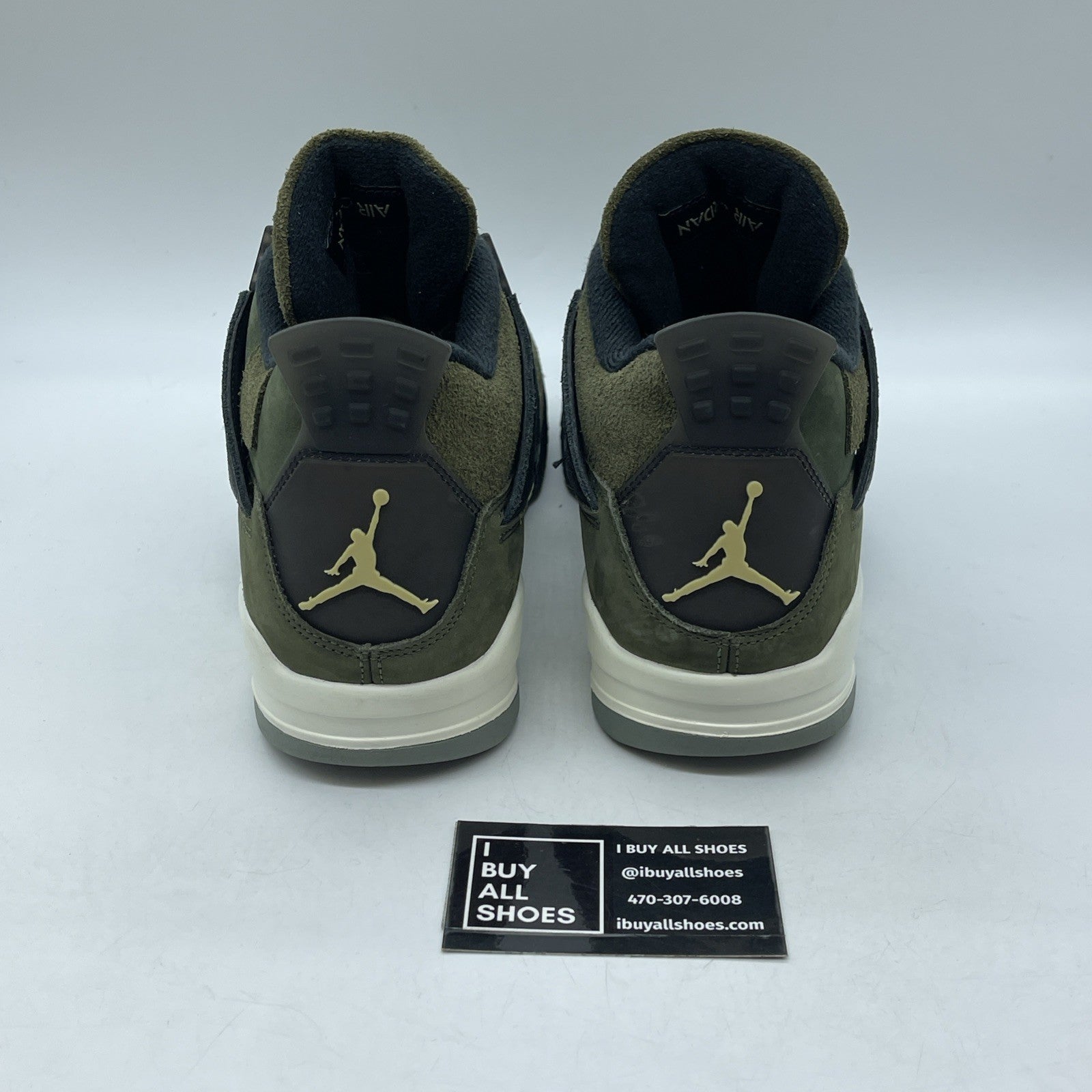 Size 10.5 - Jordan 4 SE Retro Low Craft Olive Green Suede Leather (FB9927-200)