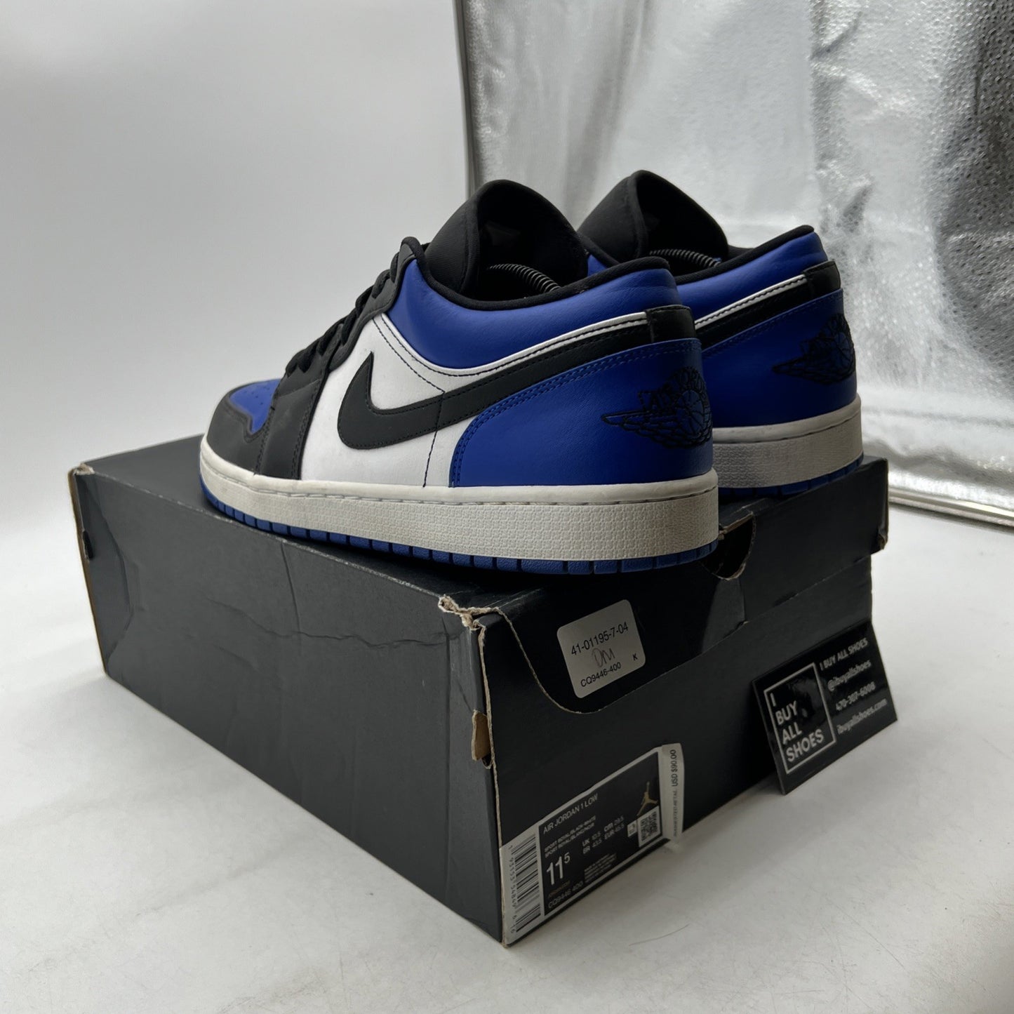 Size 11.5 - Air Jordan 1 Low Royal Toe (CQ9446-400)
