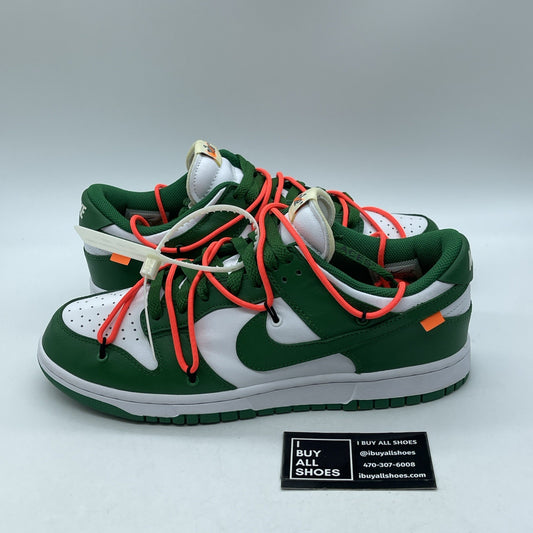 Size 10 - Nike Dunk Low x OFF-WHITE Pine Green White (CT0856-100)