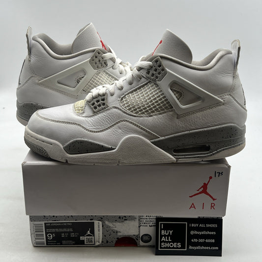 Size 9.5 - Air Jordan 4 Retro Mid White Oreo (CT8527-100)