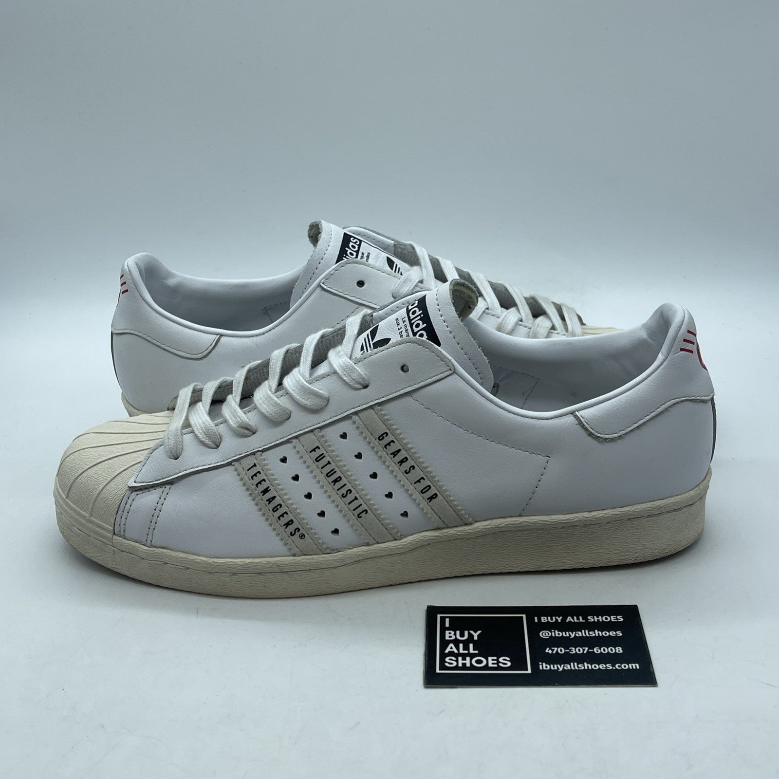 Size 11 - adidas Superstar x Human Made Gears For Futuristic Teen White Leather