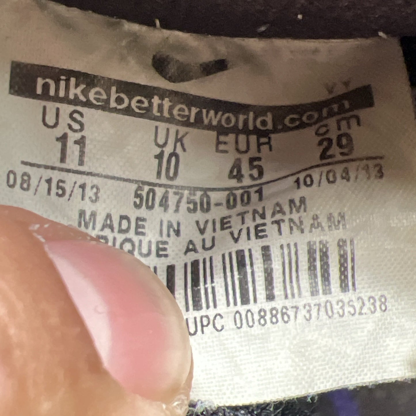 Size 11 - Nike Dunk Premium SB QS Low BHM (504750-001)