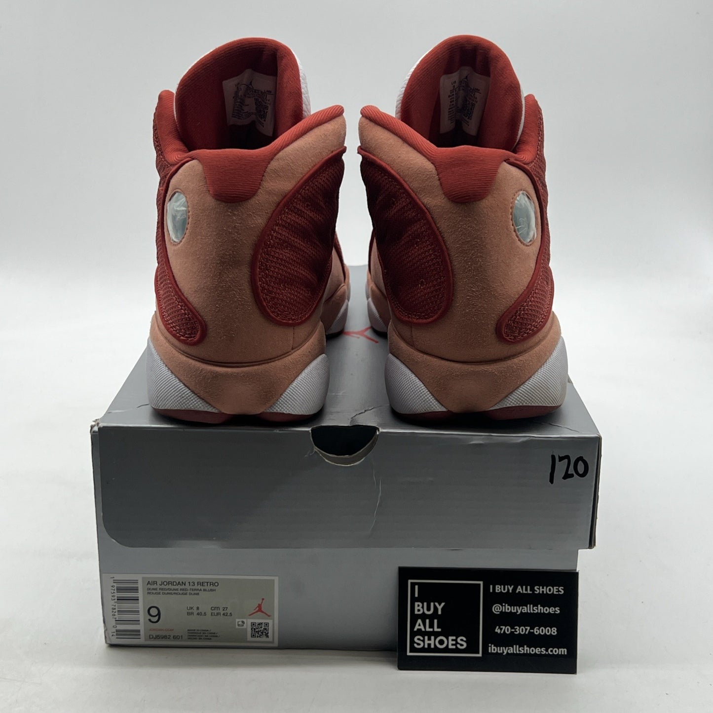Size 9 - Air Jordan 13 Retro Dune Red (DJ5982-601)