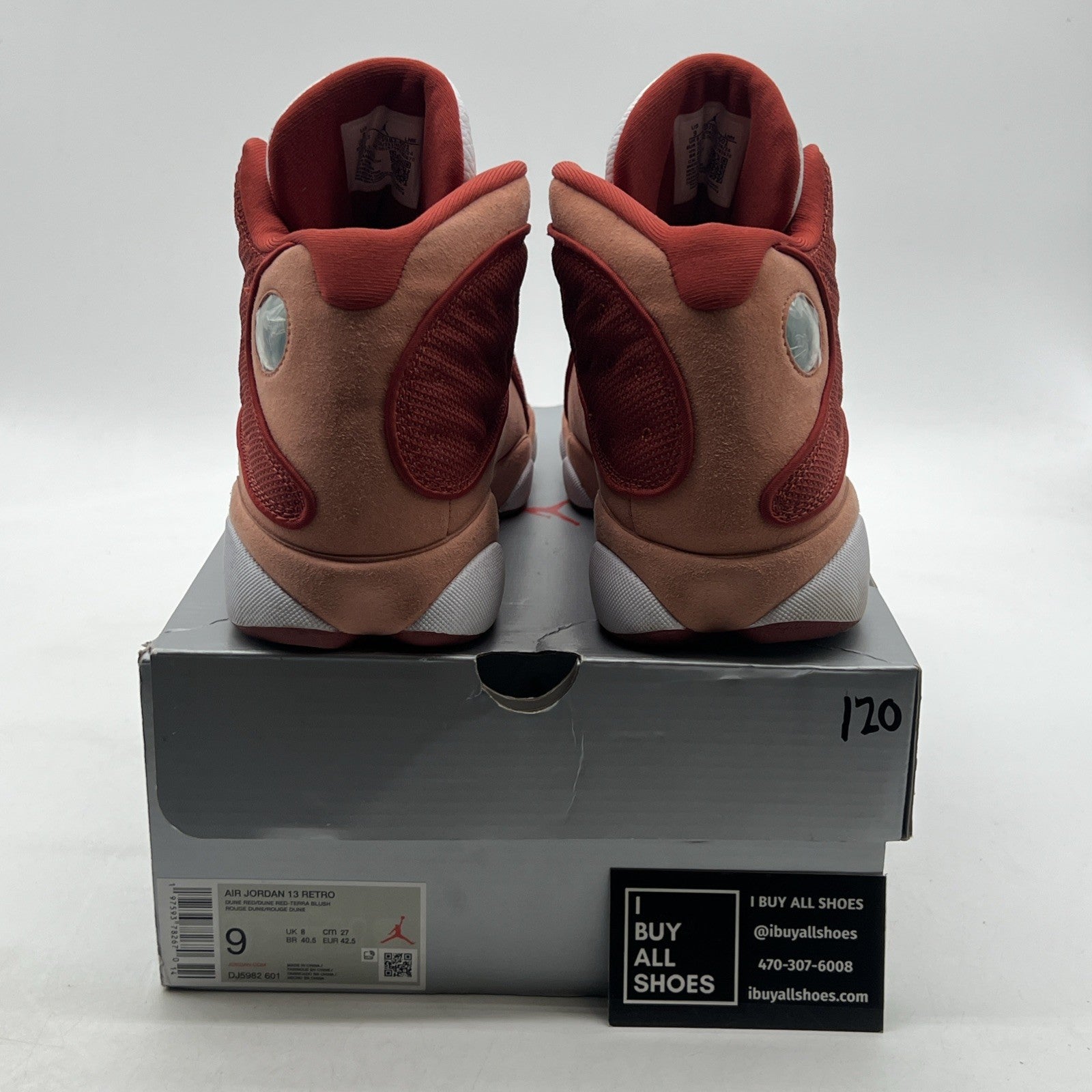Size 9 - Air Jordan 13 Retro Dune Red (DJ5982-601)