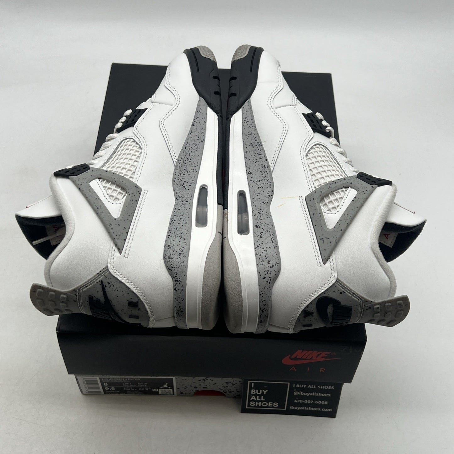 Size 8 - Air Jordan 4 Retro OG 2025 White Cement (FV5029-100)