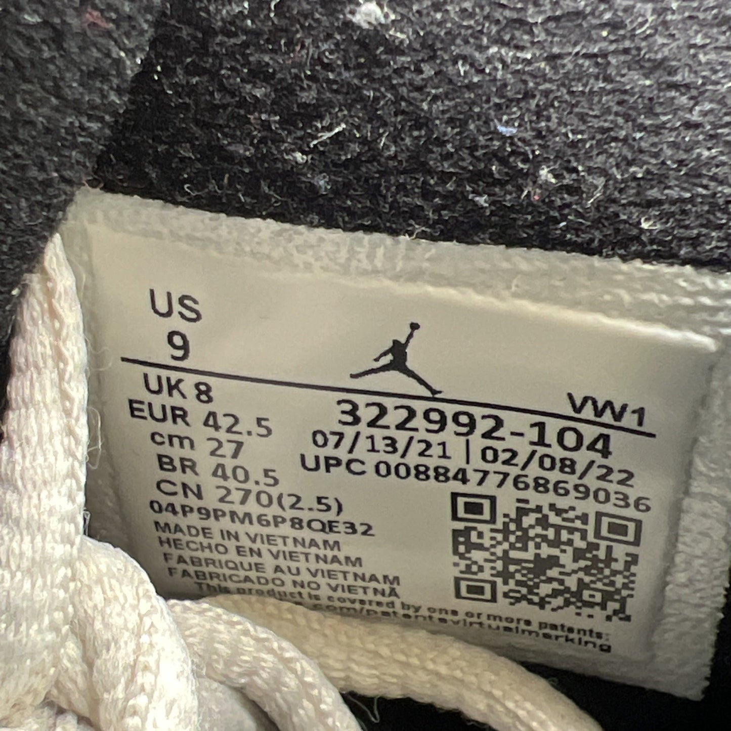 Size 9 - Air Jordan 6 Rings Concord 2017 (322922-104)