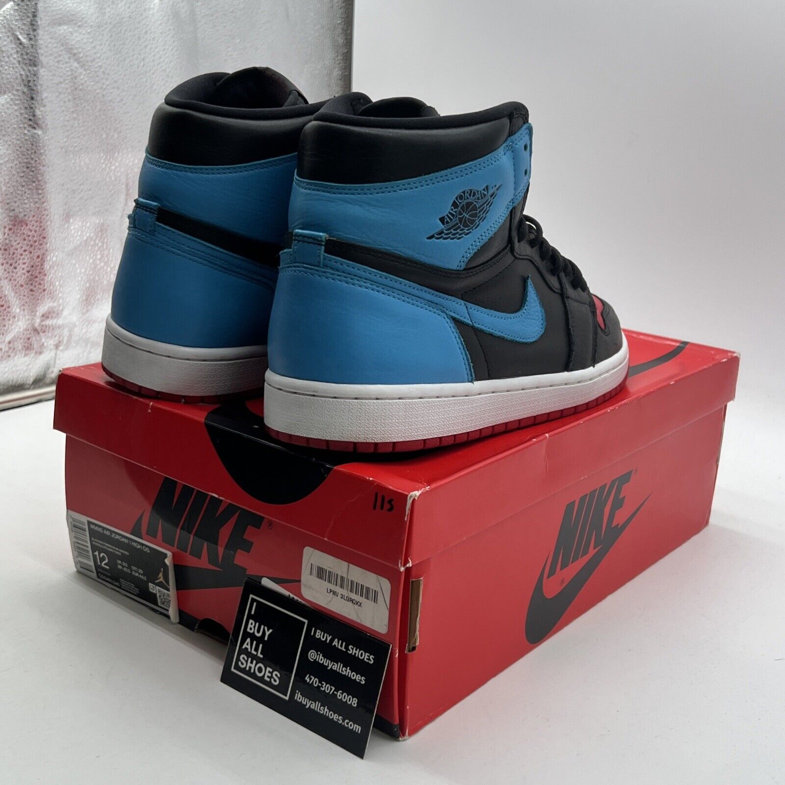Size 12 - Air Jordan 1 High OG UNC To Chicago 2020 (CD0461-046)