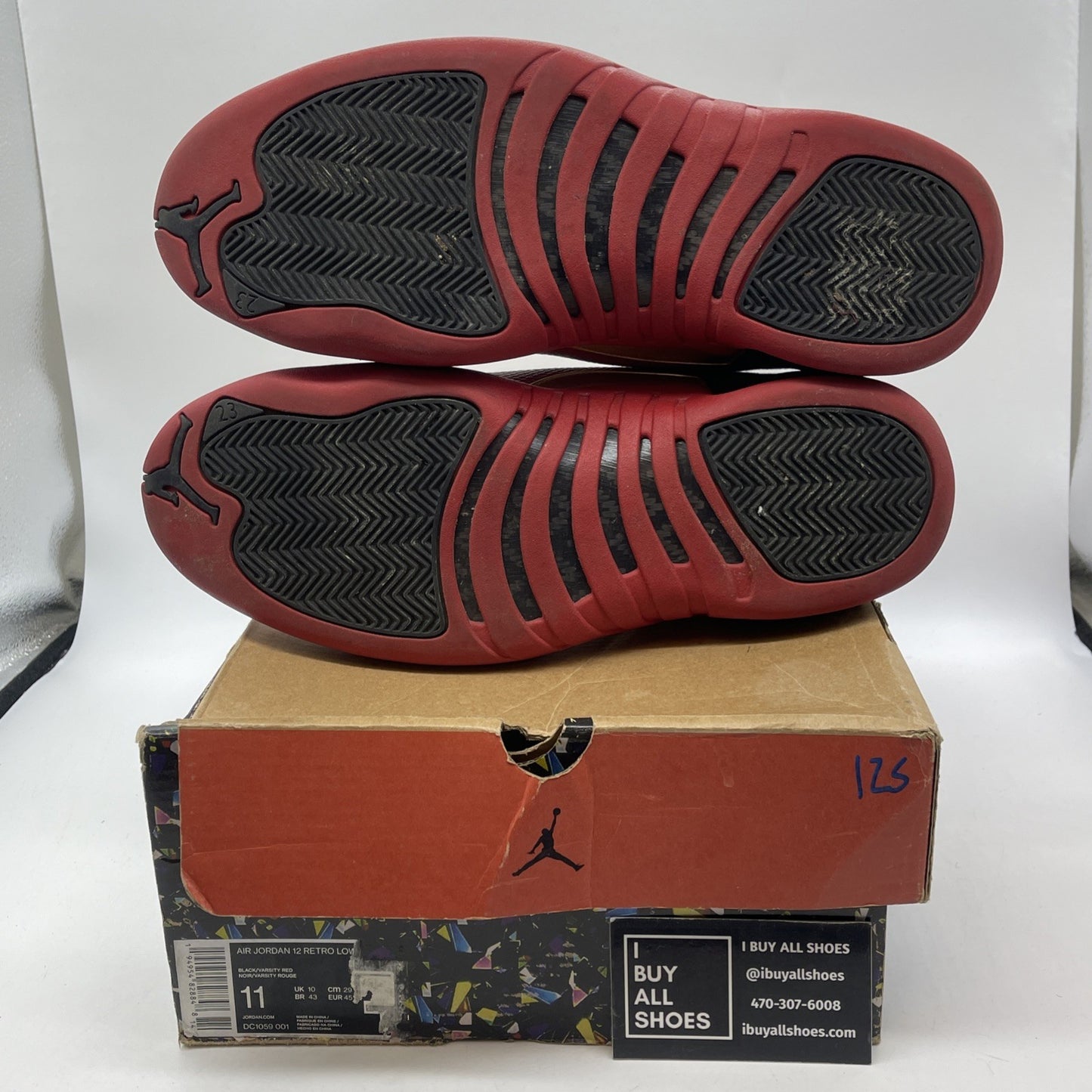 Size 11 -Nike Air Jordan 12 Retro Low SE Super Bowl Black Varsity Red DC1059-001