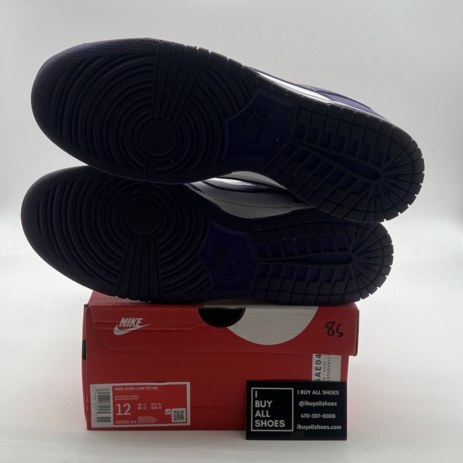 Size 12 - Nike Dunk Low Retro Court Purple 2022 (DD1391-104)