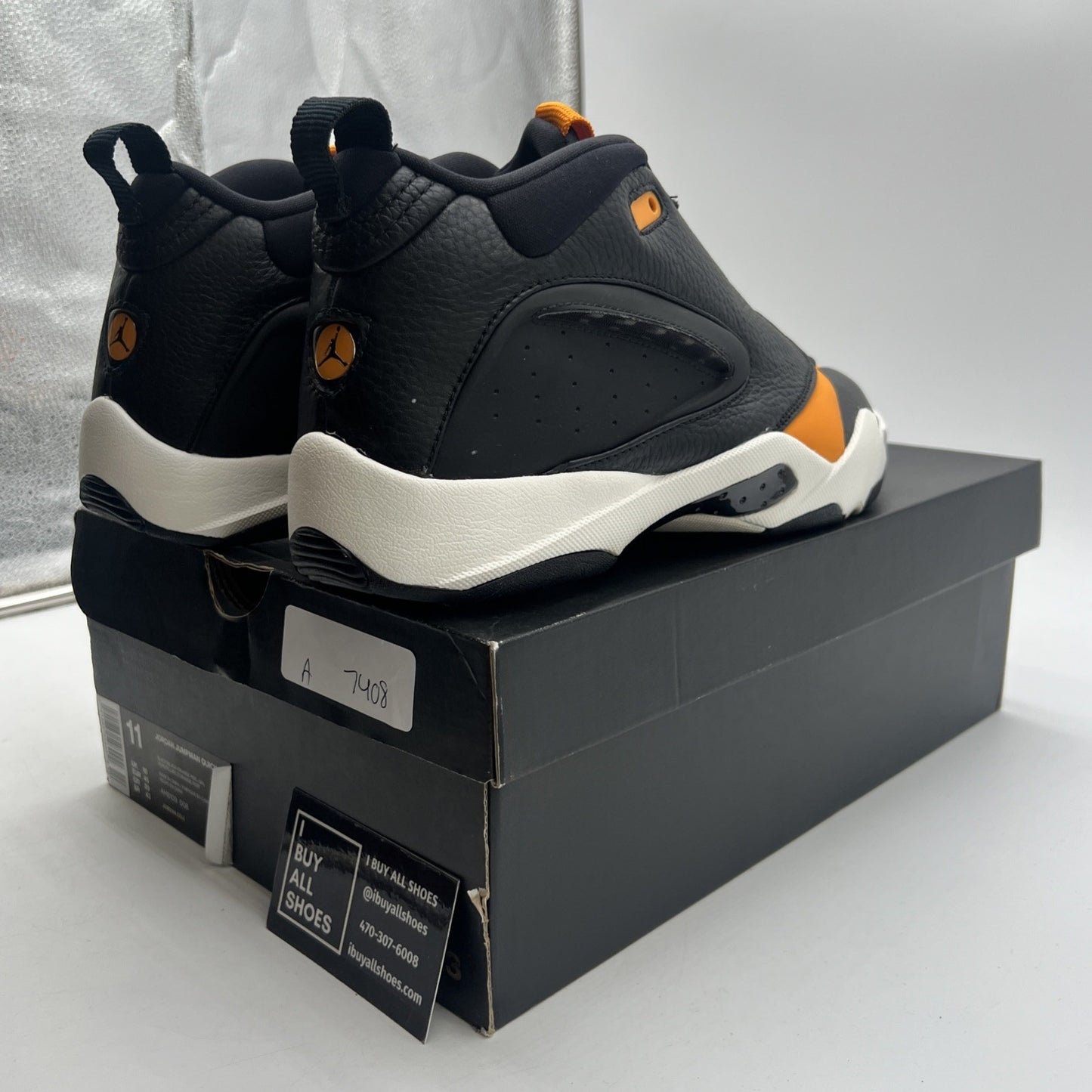 Size 11 - Jordan Jumpman Quick 23 Black Orange Peel (AH8109-008)