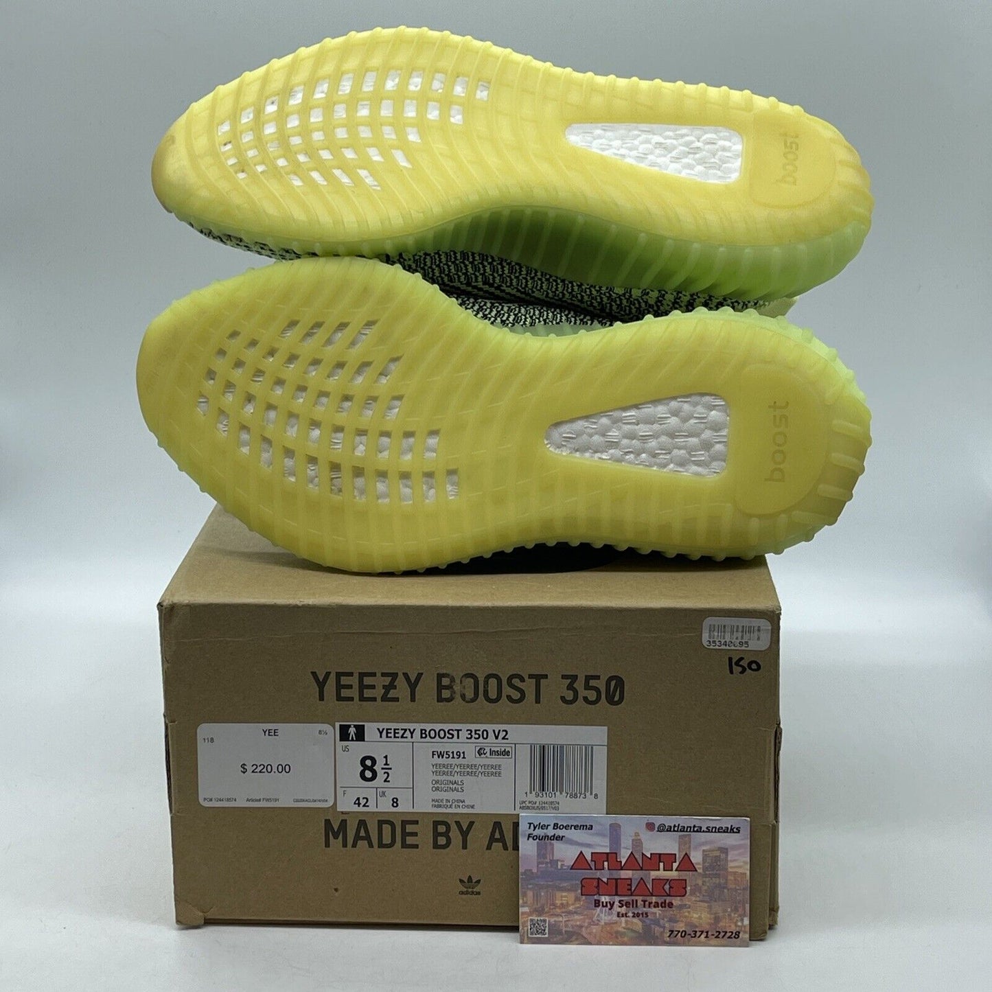 Size 8.5 - adidas Yeezy Boost 350 V2 Yeezreel Non-Reflective (FW5191)