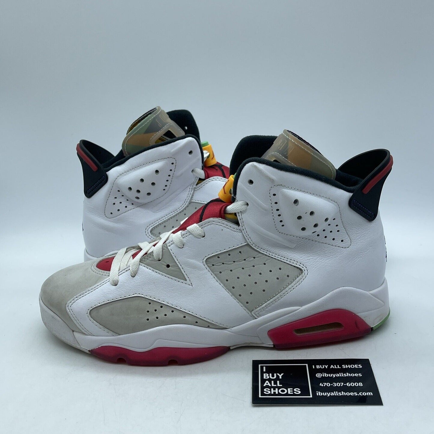 Size 10 - Air Jordan 6 Retro Hare White Tan Pink Suede Leather (CT8529-062)