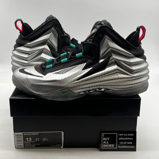 Size 13 - Nike Chuck Posite Metallic Silver (684758-001)