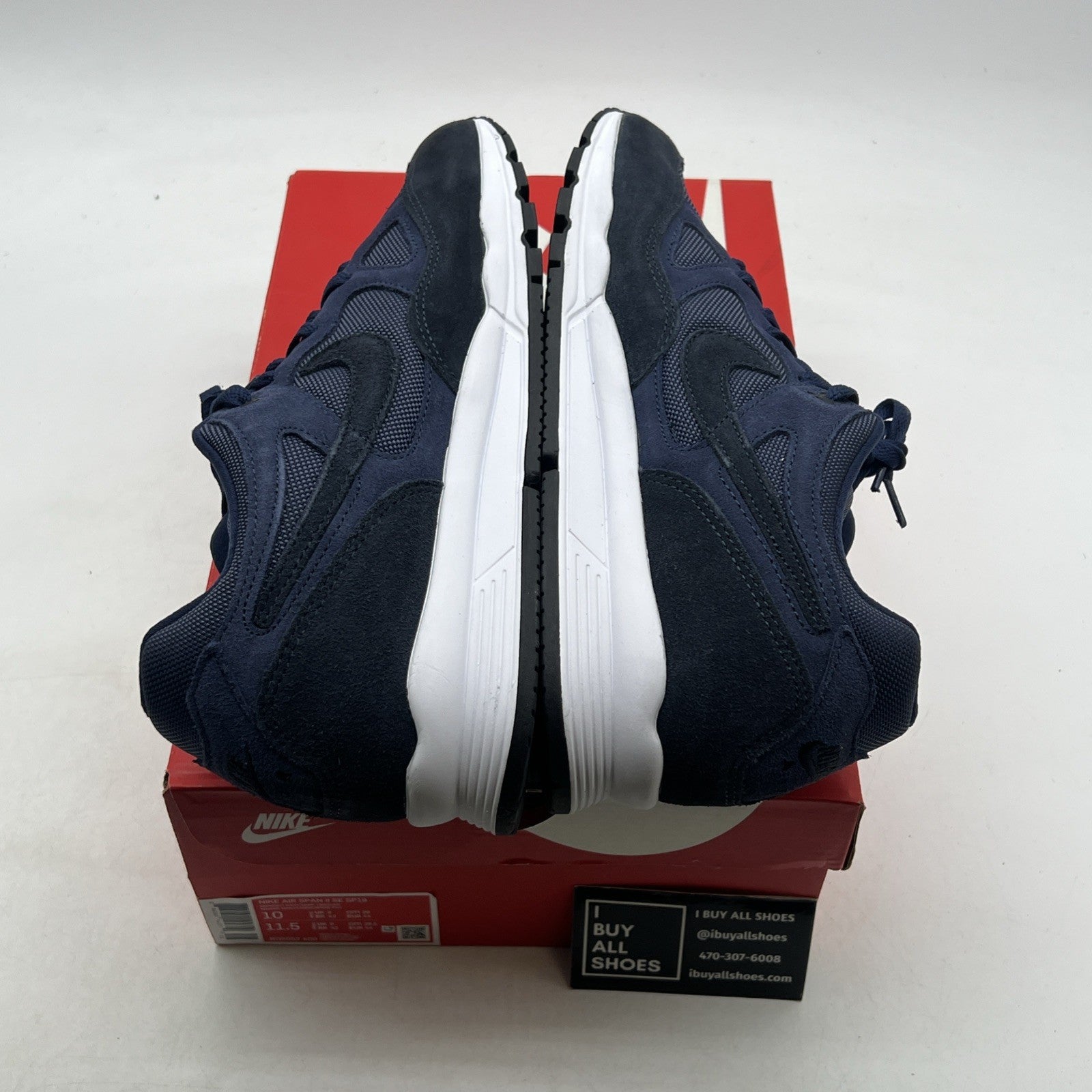 Size 10 - Nike Air Span 2 SE Midnight Navy (BQ6052-400)