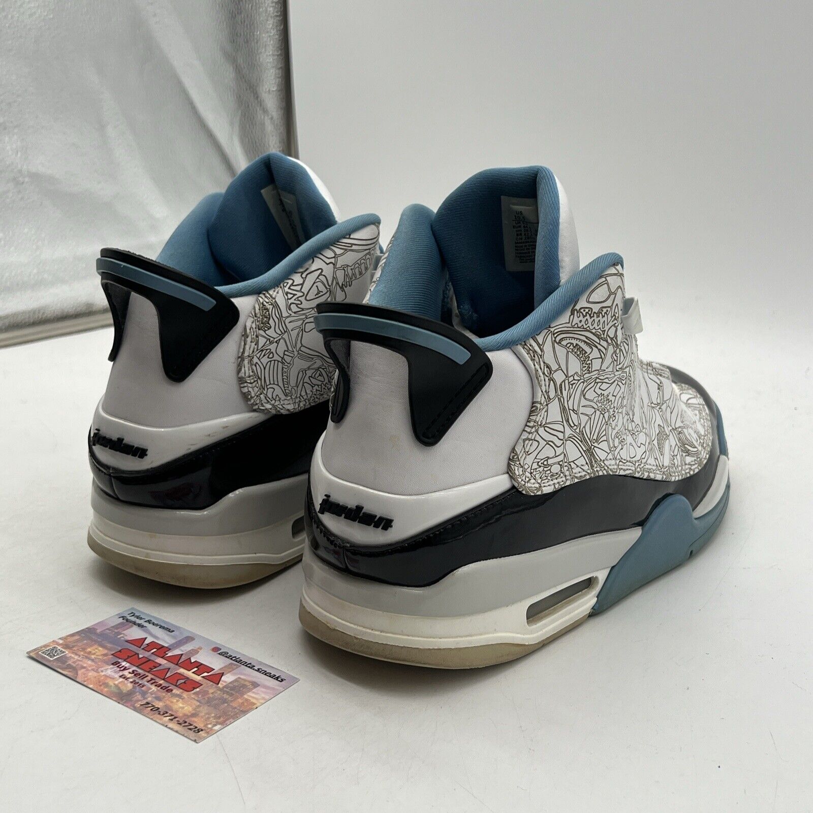 Size 10.5 - Jordan Dub Zero Legend Blue Black White Leather (311046-114)