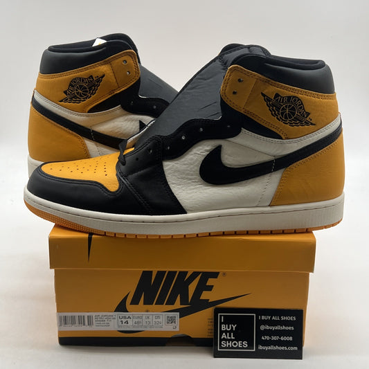 Size 14 - Air Jordan 1 Retro OG High Yellow Toe (555088-711)