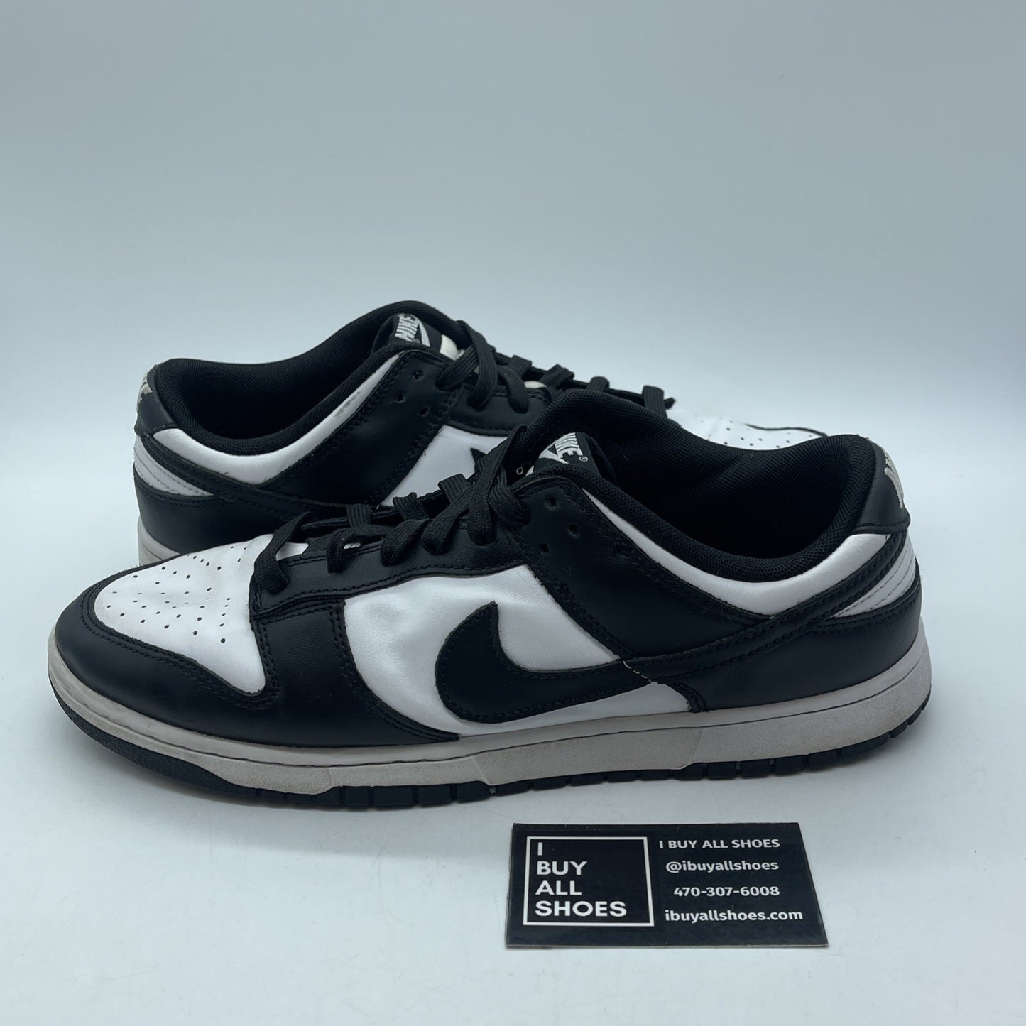 Size 11 - Nike Dunk Low Black White Leather (DD1391-100)