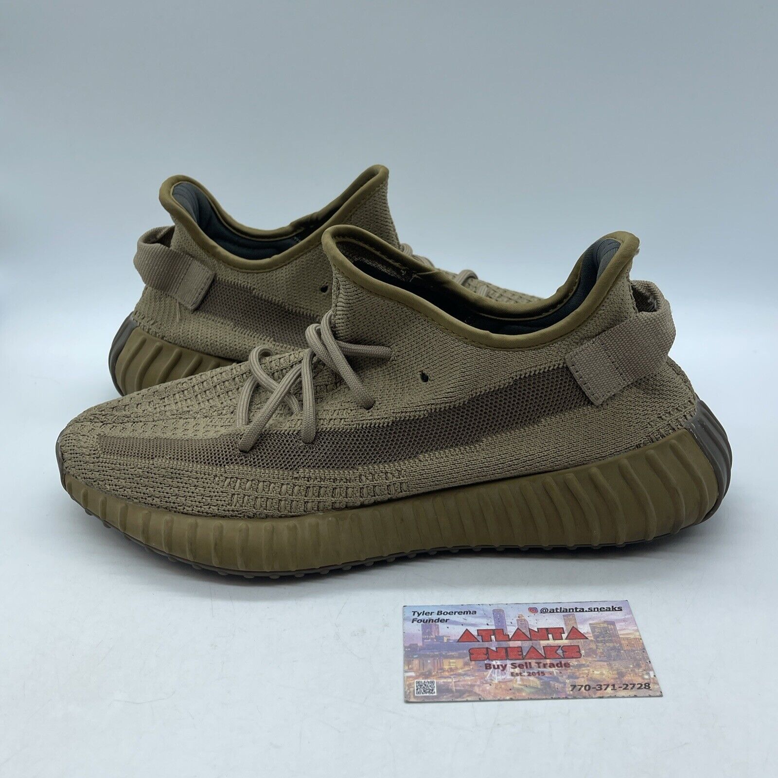 Size 9.5 - adidas Yeezy Boost 350 V2 Earth Brown Suede Leather (FX9033)